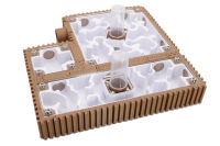 Ameisennest Bundle - 3 Nester 5x5 + 10x10 + 5x15 Braun